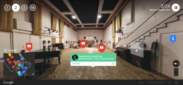 Studio 2 - hier haben unter anderem die Beatles aufgenommen. (Screenshot: Golem.de)